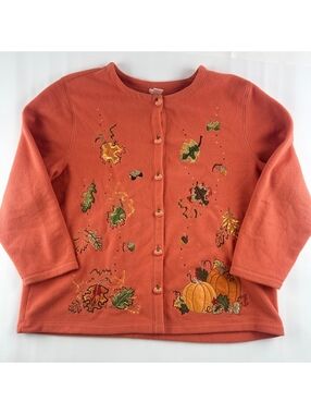 Vintage Fall Embroidery Sweater 22/24 Capacity
